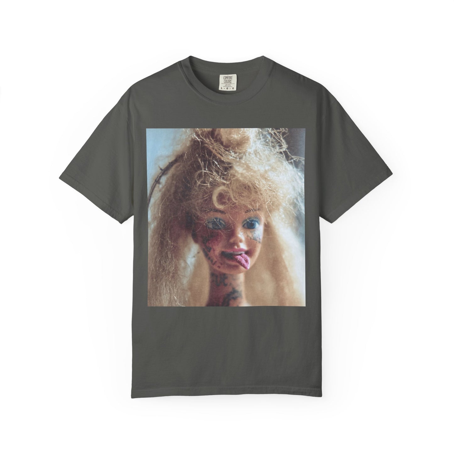 Face Tattoo Doll Unhinged Vintage Tee