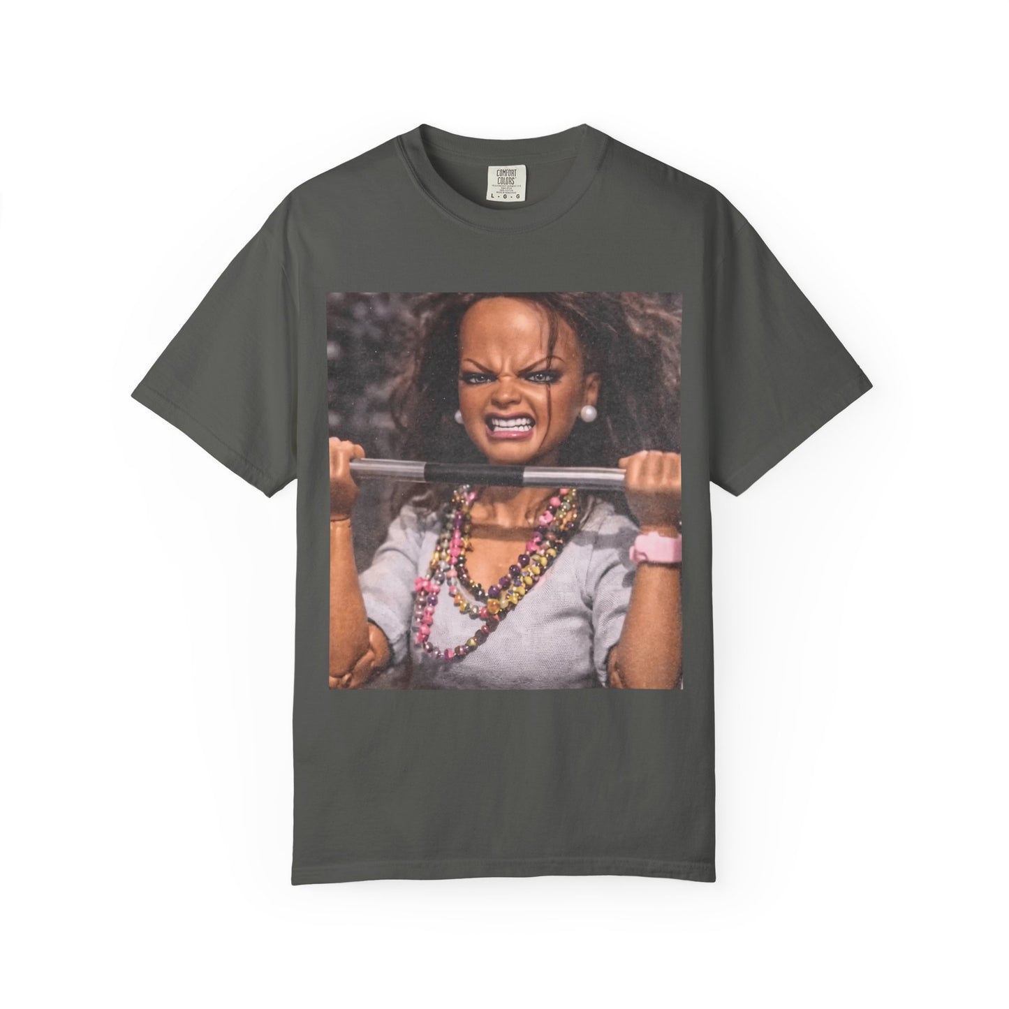 Angry Doll Gym Rage Vintage Funny Tee