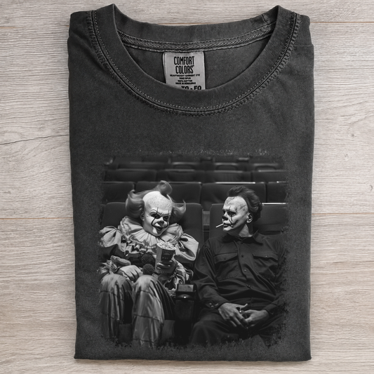 Creepy Clowns Movie Night Tee