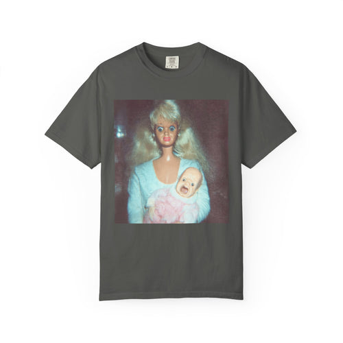Creepy Doll Mom Unhinged Vintage Funny Tee