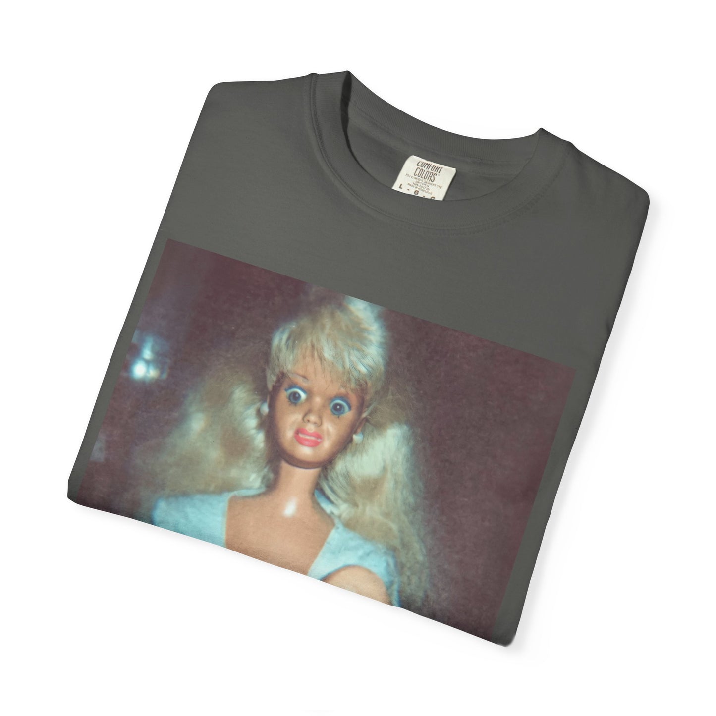 Creepy Doll Mom Unhinged Vintage Funny Tee