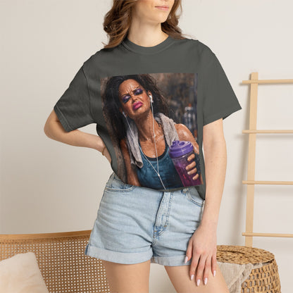 Doll Post Workout Sweat Funny Gym Tee