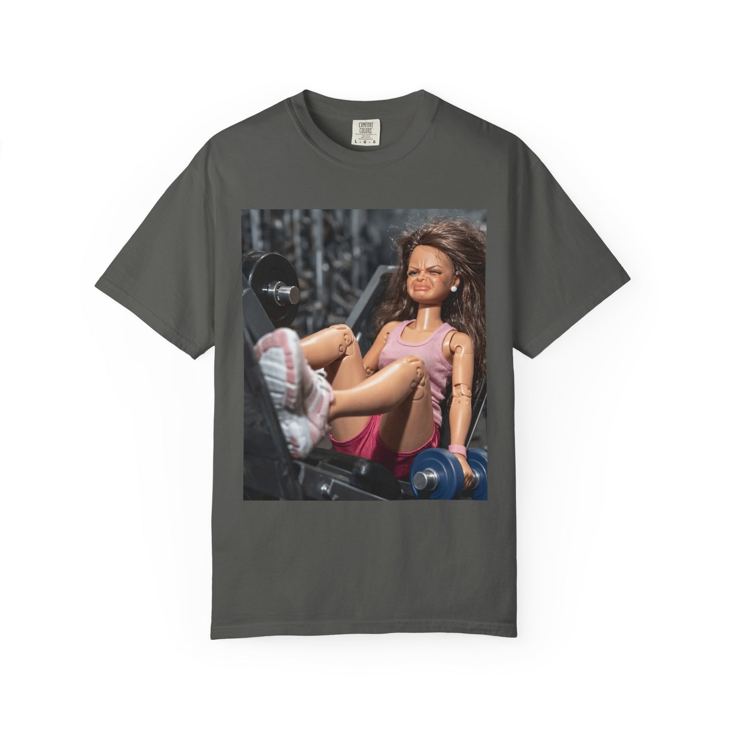 Doll Leg Press Pain Funny Gym Tee
