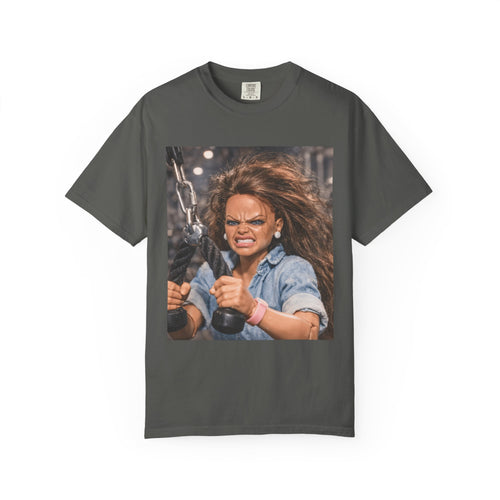 Doll Cable Machine Fury Gym Funny Tee