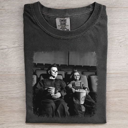 Masked Killer & Creepy Doll Tee