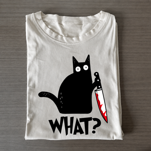 What? Cat Graphic Tee