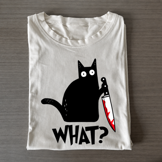 What? Cat Graphic Tee