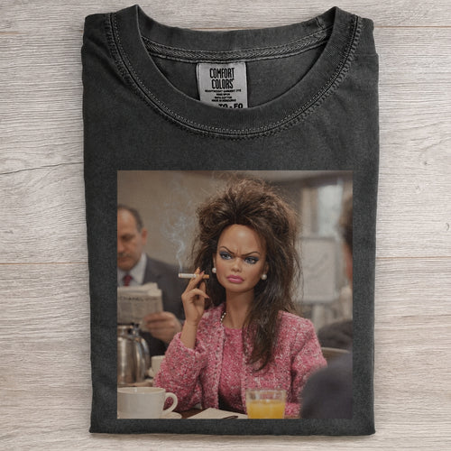 Doll Bad Morning Mood Funny Vintage Tee
