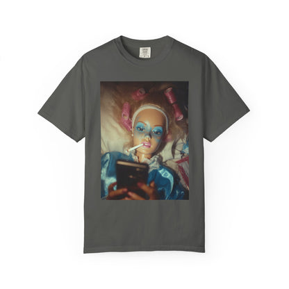 Texting In Rollers Meme Tee