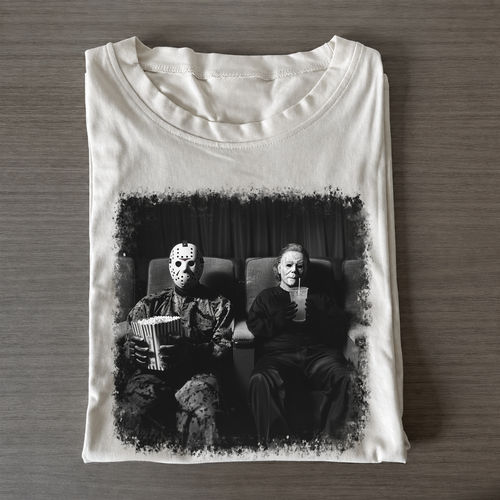 Masked Horror Movie Night Tee
