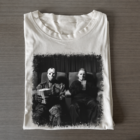 Masked Horror Movie Night Tee