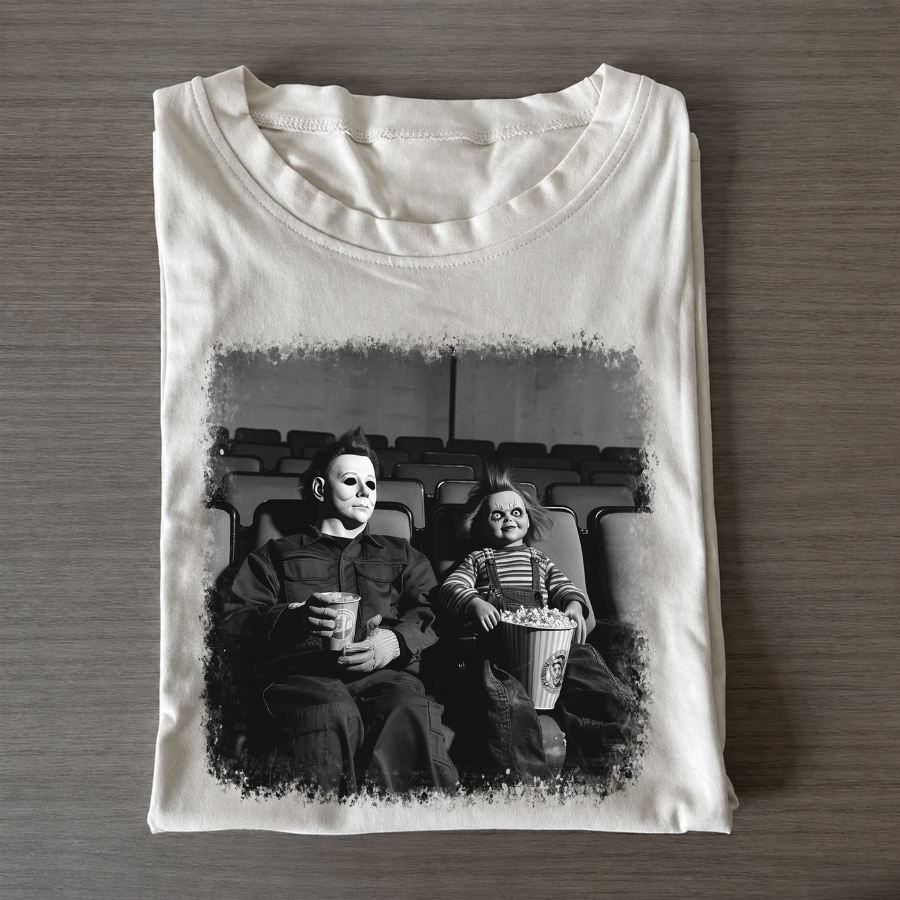 Masked Killer & Creepy Doll Tee