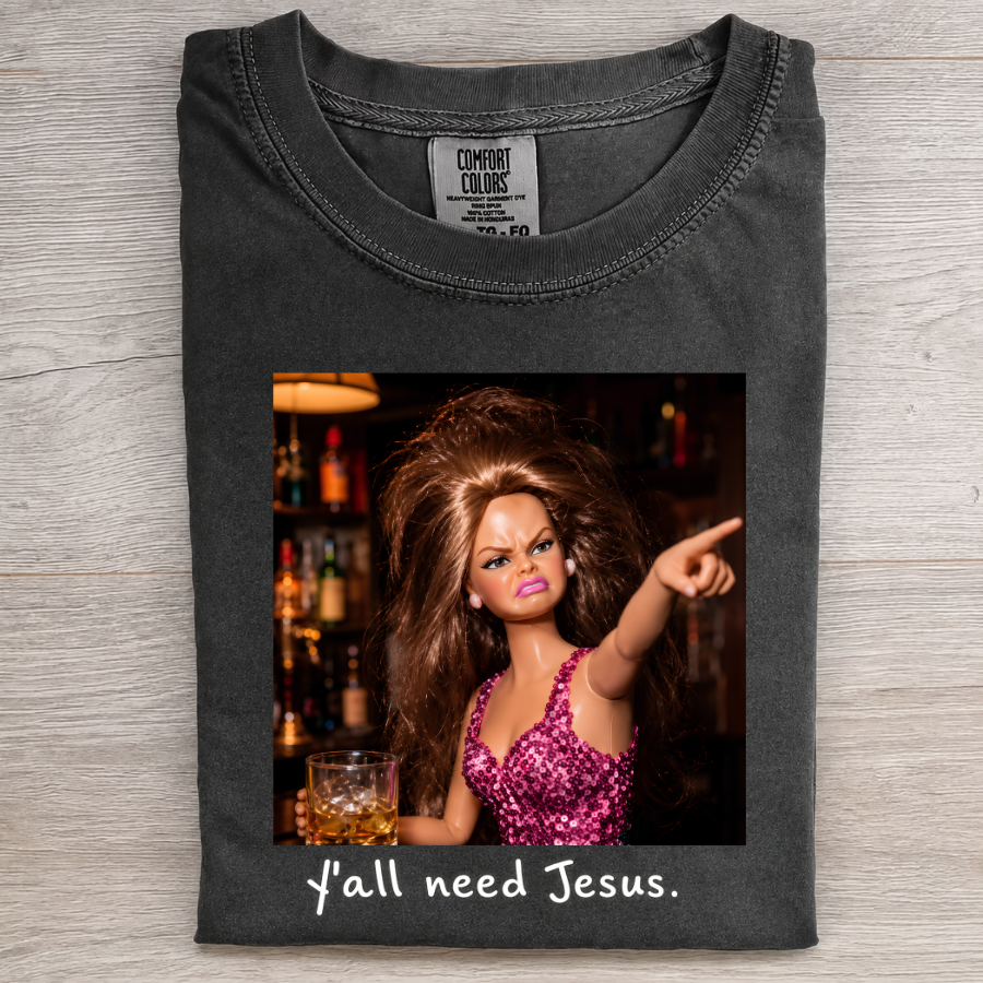 Y’all Need Jesus Vintage Tee