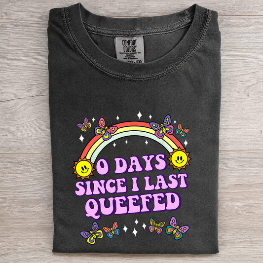 0 Days Since I Last Queefed Tee