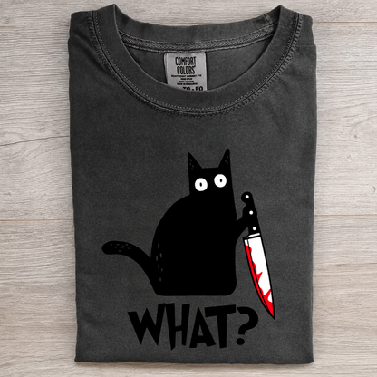 What? Cat Graphic Tee