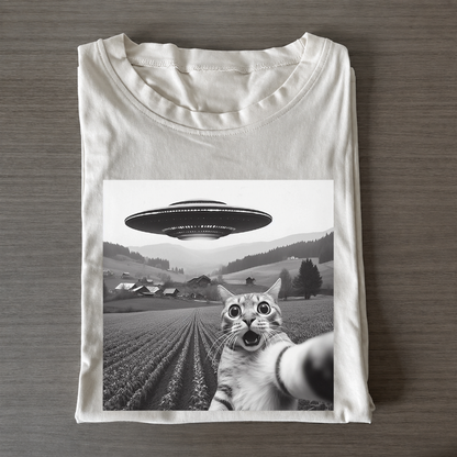Alien Encounter Cat Shirt