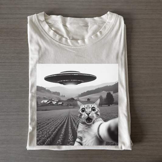 Alien Encounter Cat Shirt