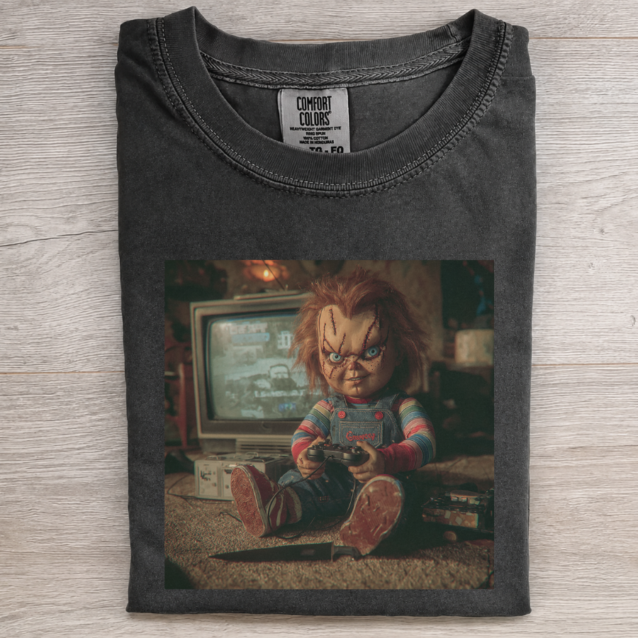 Retro Killer Doll Gaming Tee