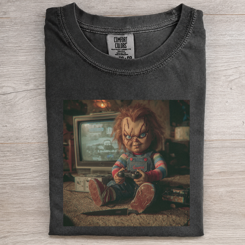 Retro Killer Doll Gaming Tee