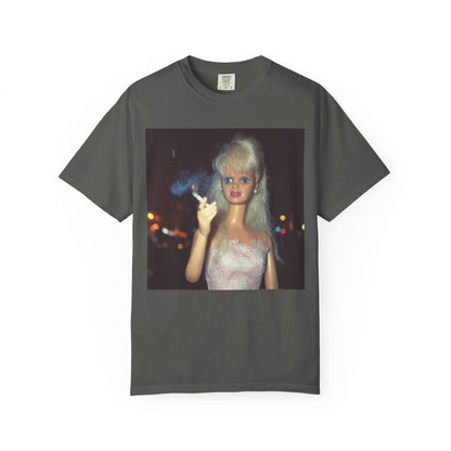 Doll Smoking Night Out Retro Funny Tee