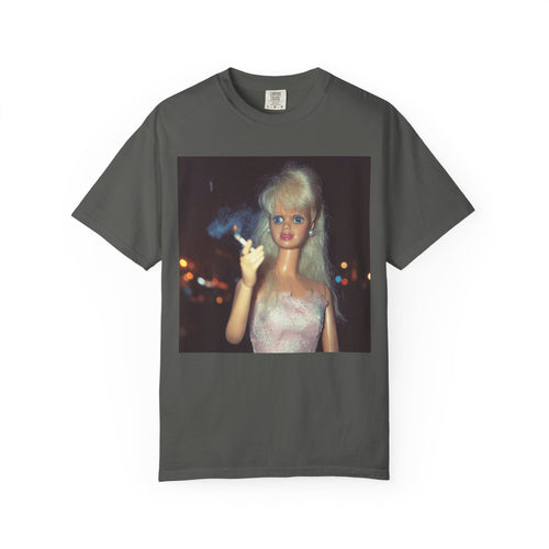 Doll Smoking Night Out Retro Funny Tee