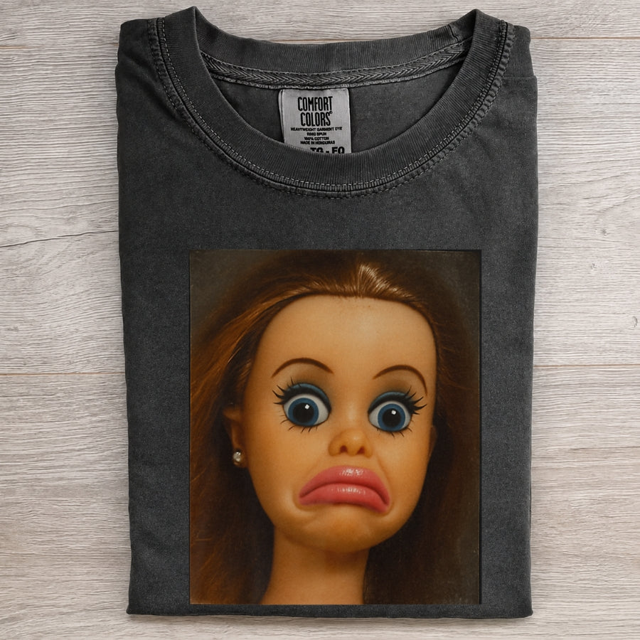Disgusted Doll Face Tee