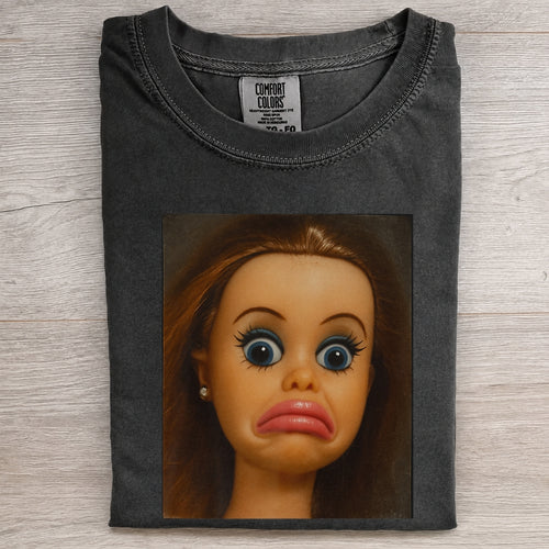 Disgusted Doll Face Tee
