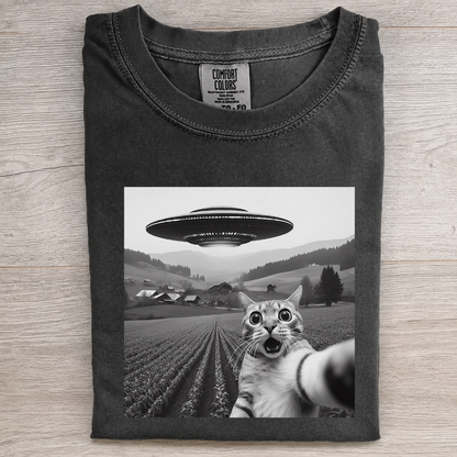 Alien Encounter Cat Shirt