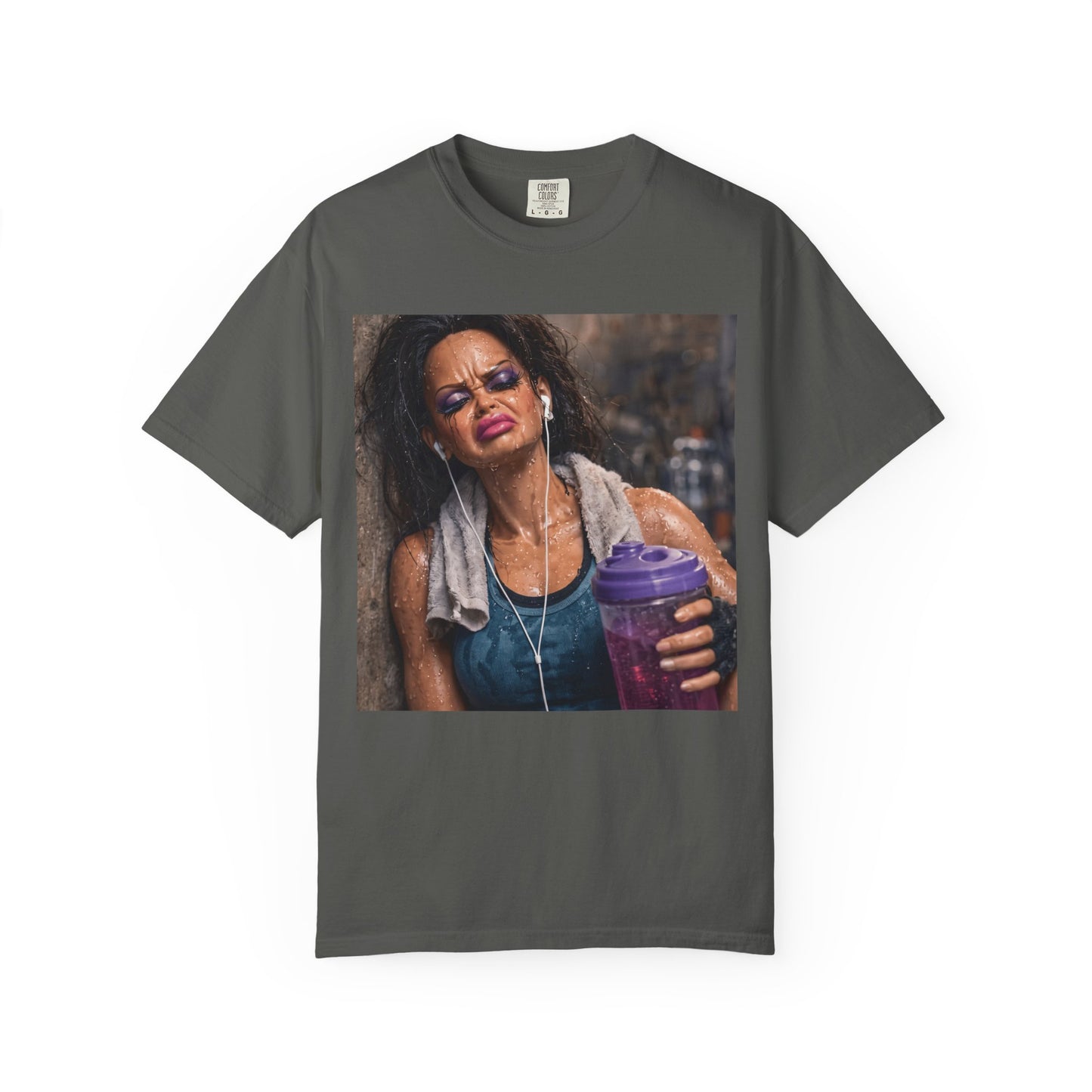 Doll Post Workout Sweat Funny Gym Tee