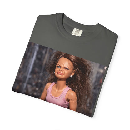 Doll Dumbbell Struggle Gym Funny Tee