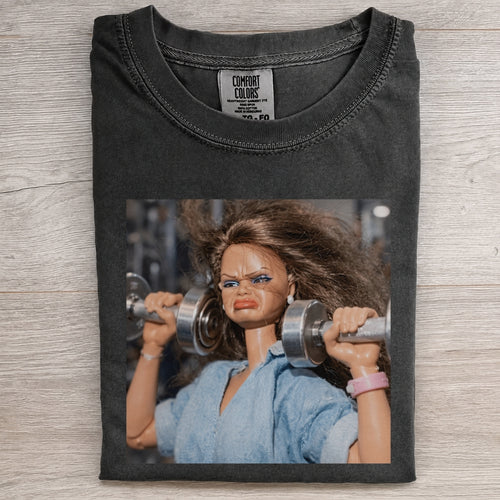 Doll Shoulder Day Rage Gym Funny Tee