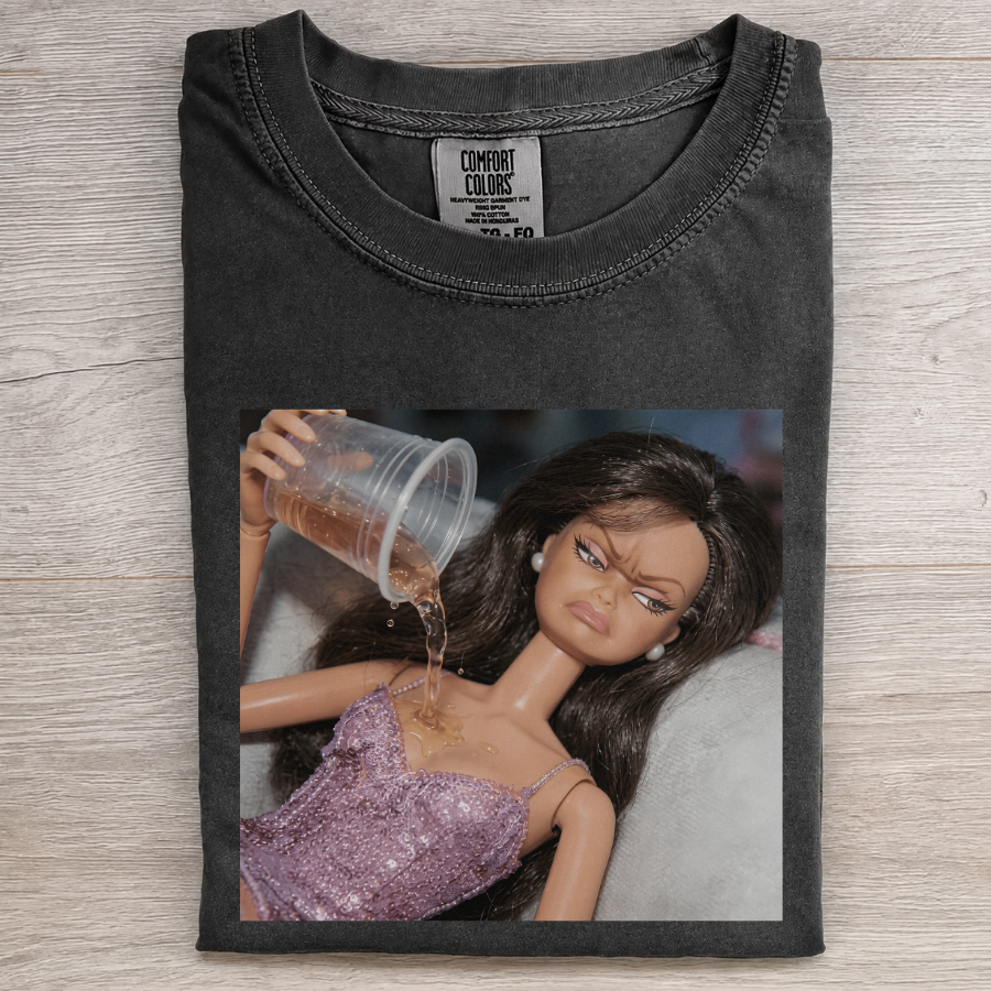 Doll Drink Spill Tee