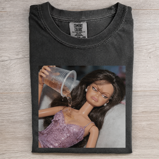 Doll Drink Spill Tee
