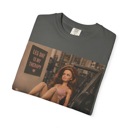Leg Day Is My Therapy Doll Gym Funny Te