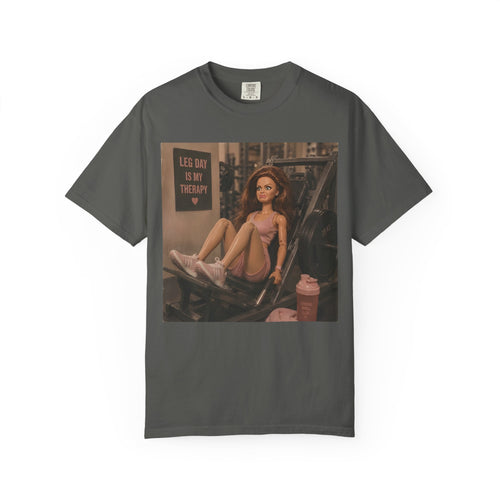Leg Day Is My Therapy Doll Gym Funny Te