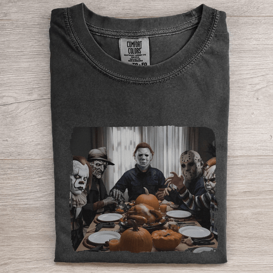 A Very Scary Thanksgiving Tee - Patriot Level