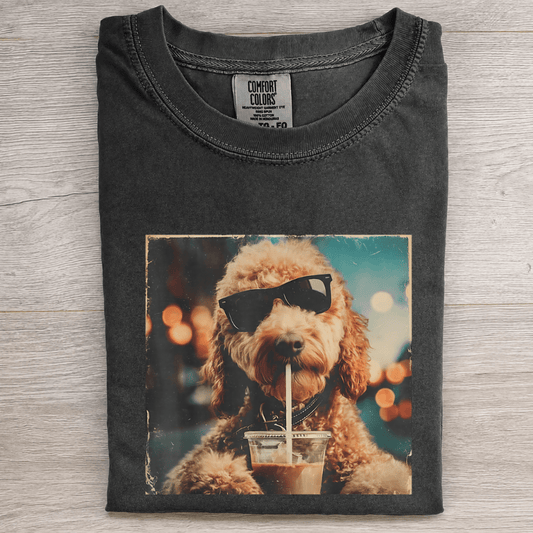 Iced Coffee Pup Tee - Patriot Level