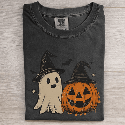 Retro Ghost & Pumpkin - Patriot Level