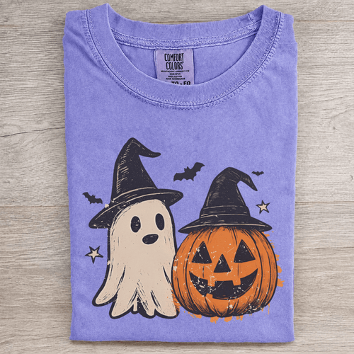 Retro Ghost & Pumpkin - Patriot Level