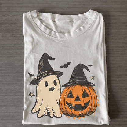 Retro Ghost & Pumpkin - Patriot Level