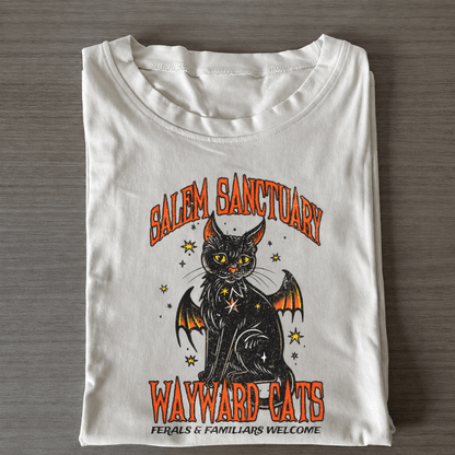 Salem Sanctuary Black Cat Graphic Tee - Patriot Level