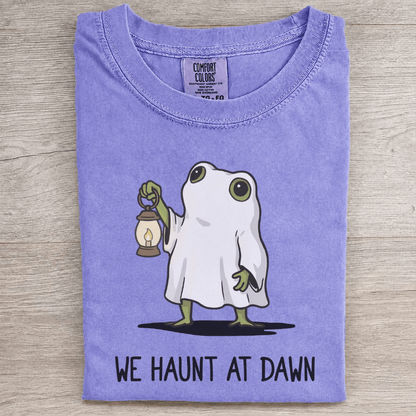 We Haunt at Dawn Frog Halloween Tee ⭐ - Patriot Level