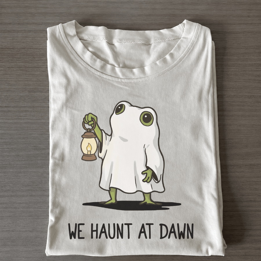We Haunt at Dawn Frog Halloween Tee ⭐ - Patriot Level