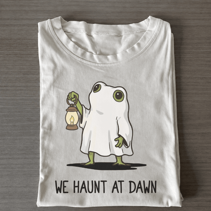 We Haunt at Dawn Frog Halloween Tee ⭐ - Patriot Level