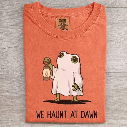 We Haunt at Dawn Frog Halloween Tee ⭐ - Patriot Level